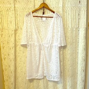 NWOT! Catalina crochet tie front swim cover 🏝